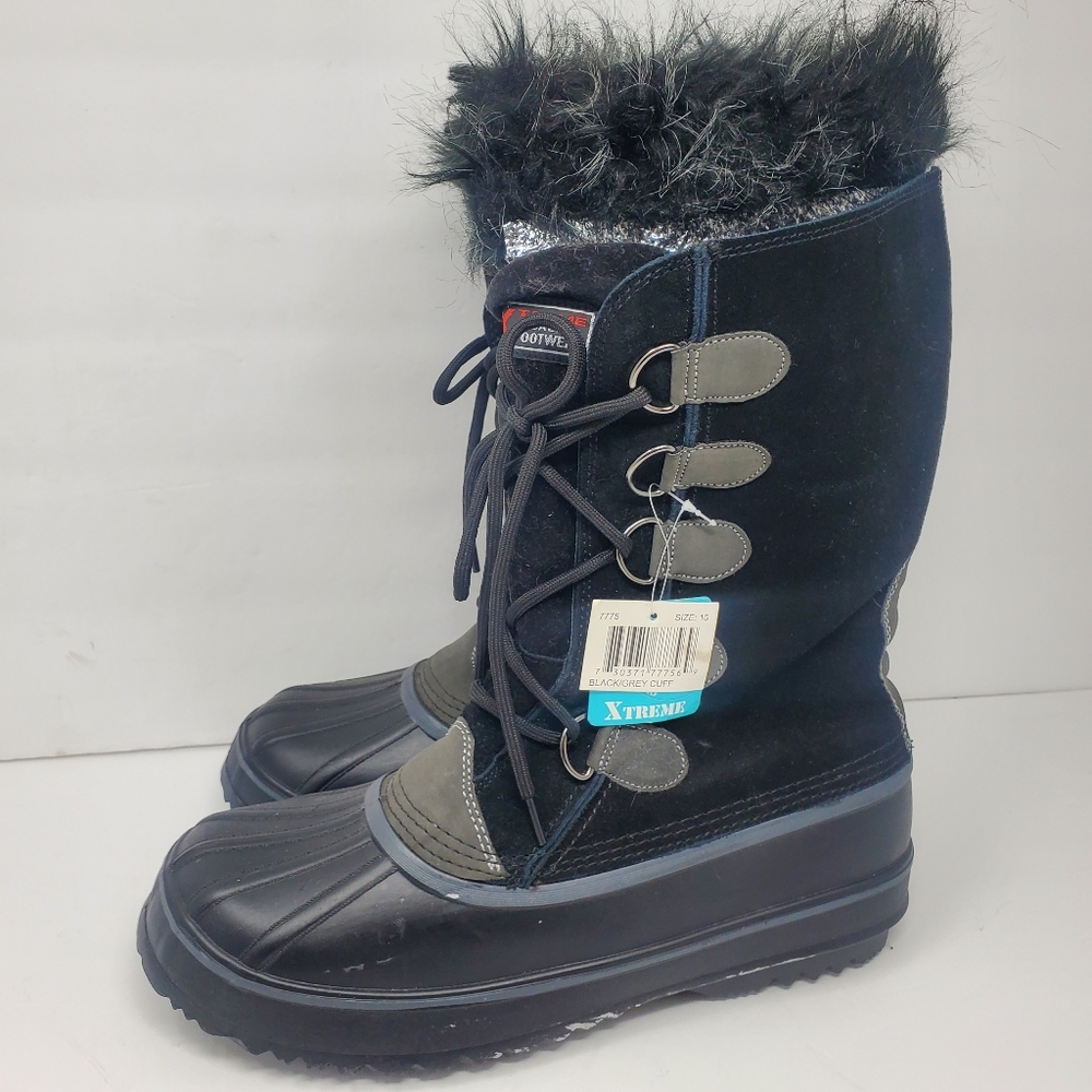 Xtreme quality footwear boots with faux fur New with tags attached